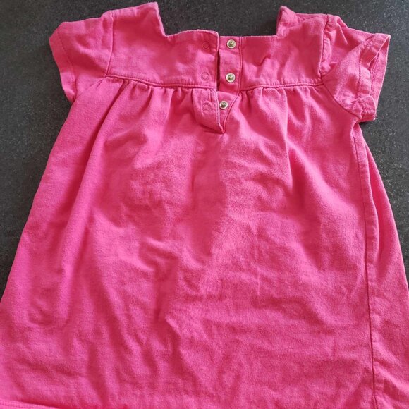Pink Short Sleeve Dress 24M - Picture 4 of 4
